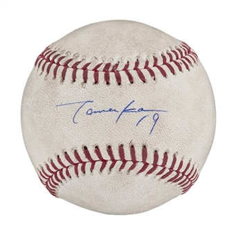 Masahiro Tanaka Game Used and Signed Baseball (MLB Authenticated and PSA/DNA)